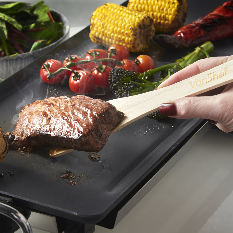 VonShef Electric XXL Teppanyaki Barbecue Table Grill Griddle & Reviews